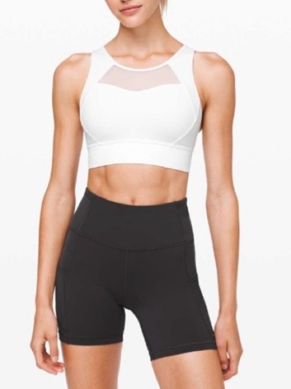 Lululemon Breathe it In Bra White 6